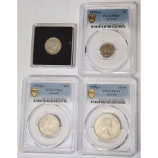 AUSTRALIA 1959 . PROOF SET . MOST IN PCGS 